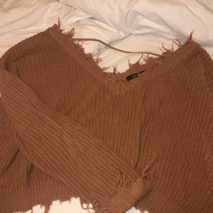 cropped sweater